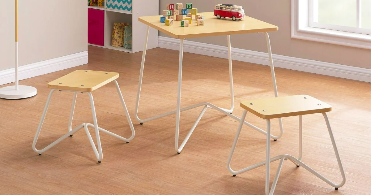 Mainstays Kids Table & Stool 3-Piece Set