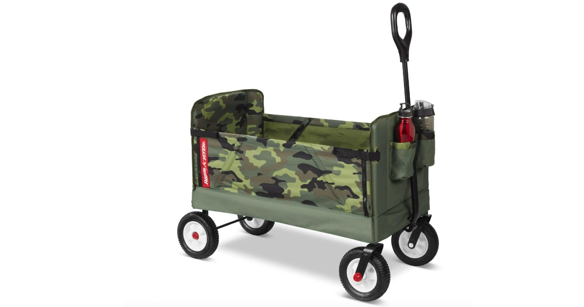 Radio Flyer Road EZ Fold Camo Wagon ONLY 71 (Reg 125) Daily Deals