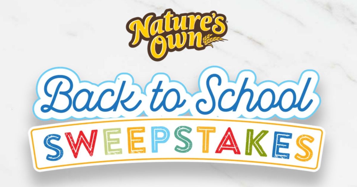 Nature’s Own Back to School Sweepstakes