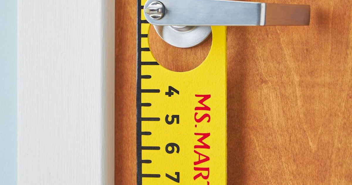 Free Teacher's Door Hanger Craft Event at Michaels Today Free