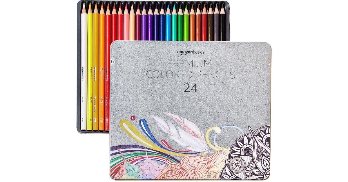 Amazon Basics Premium Colored Pencils ONLY 5 (Reg 9.57) Daily Deals