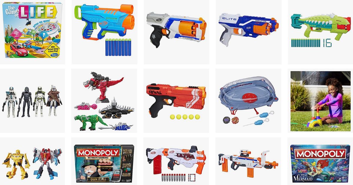 Nerf, Transformers, Hasbro Games and More