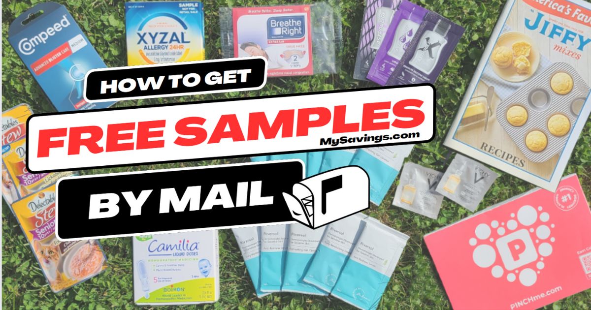 Get free product samples by mail