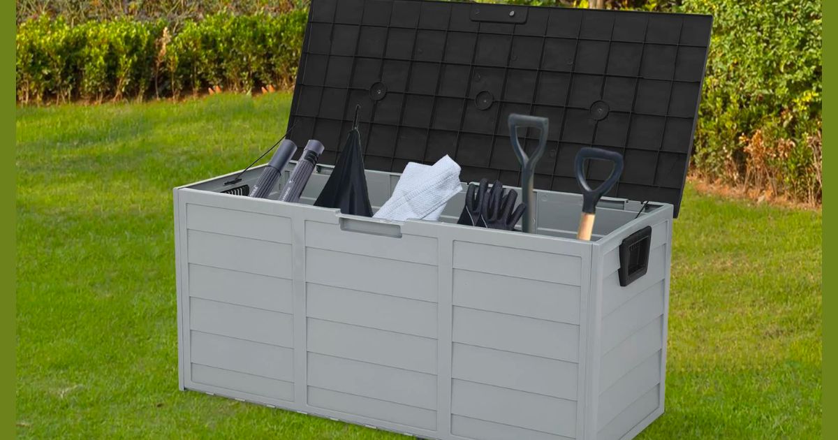 75-Gallon Outdoor Plastic Deck Box