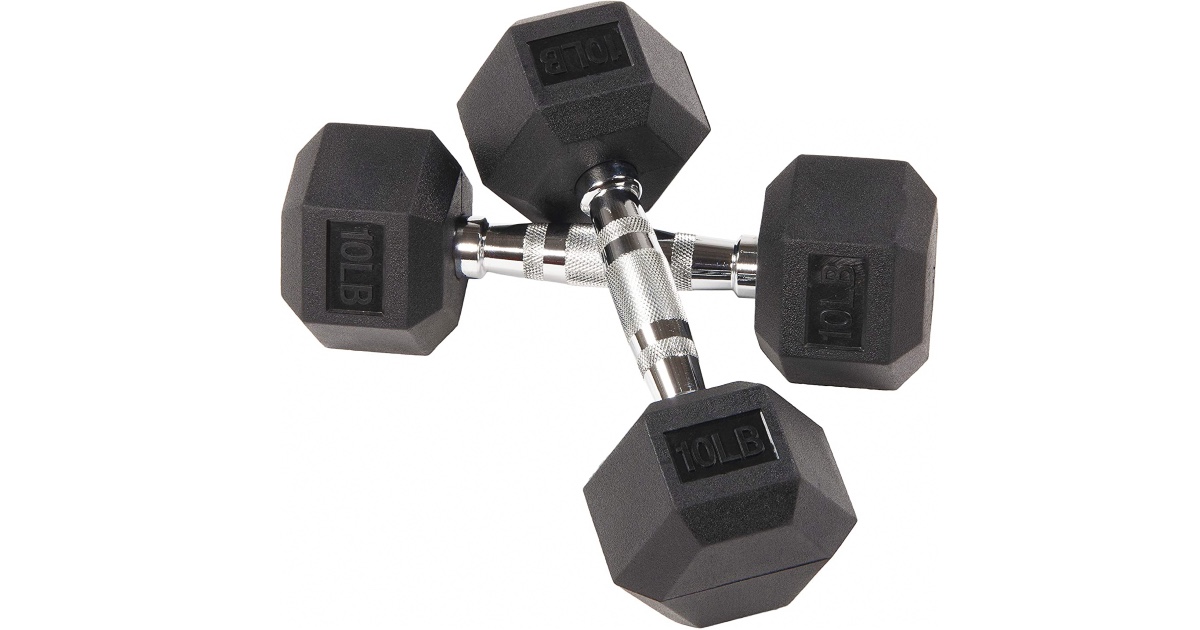 Signature Fitness Dumbell at Amazon