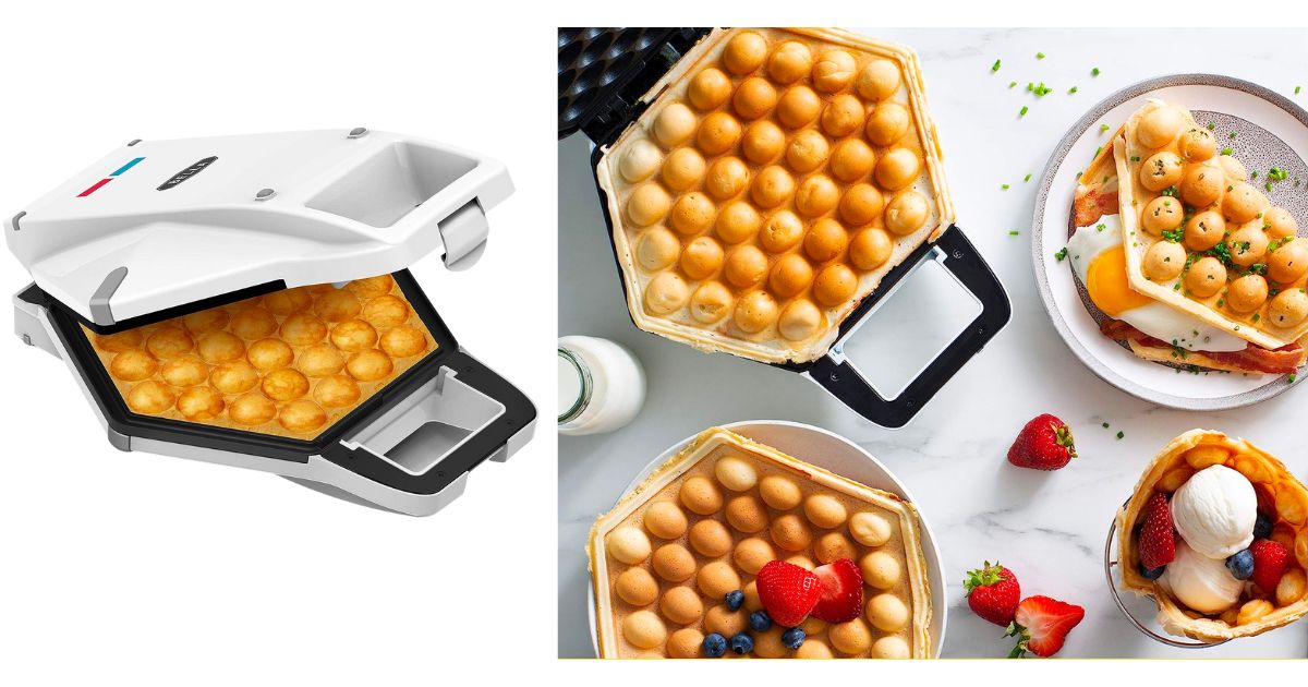 Bella Bubble Waffle Maker ONLY 11.48 (Reg 35) Daily Deals & Coupons