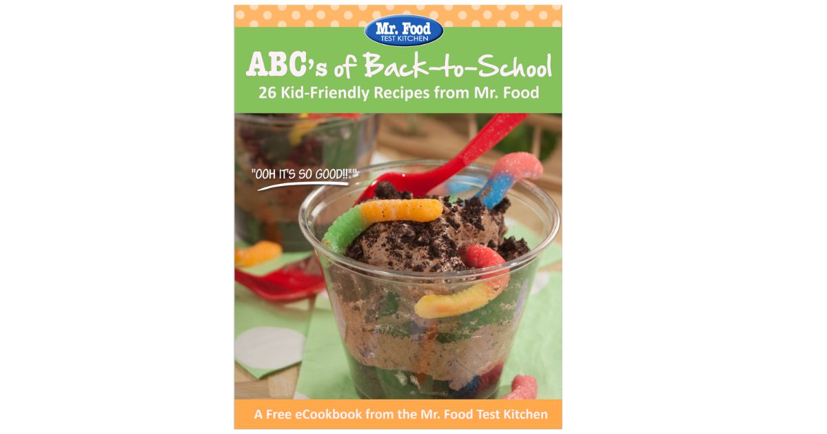 Mr. Food Back to school cookbook