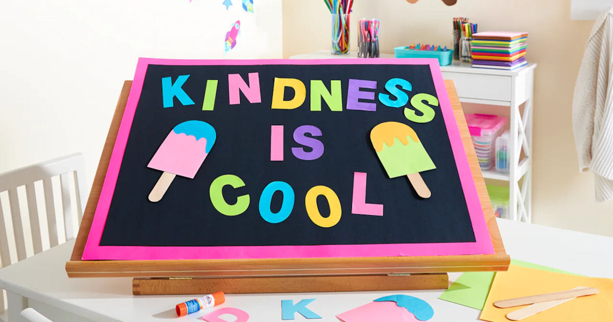 Free Kindness is Cool Poster Craft Event at Michaels Free Product Samples