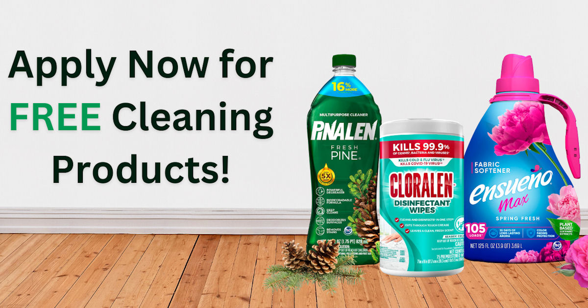 Free samples for cleaning supplies by mail