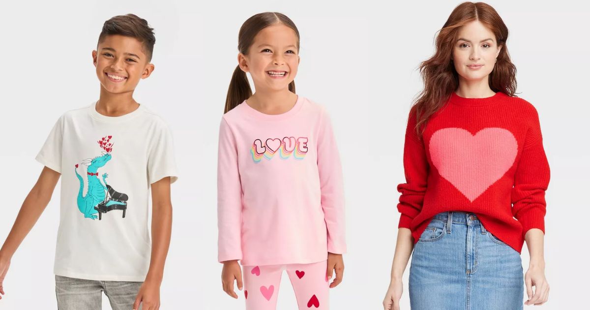 valentine's clothes at target