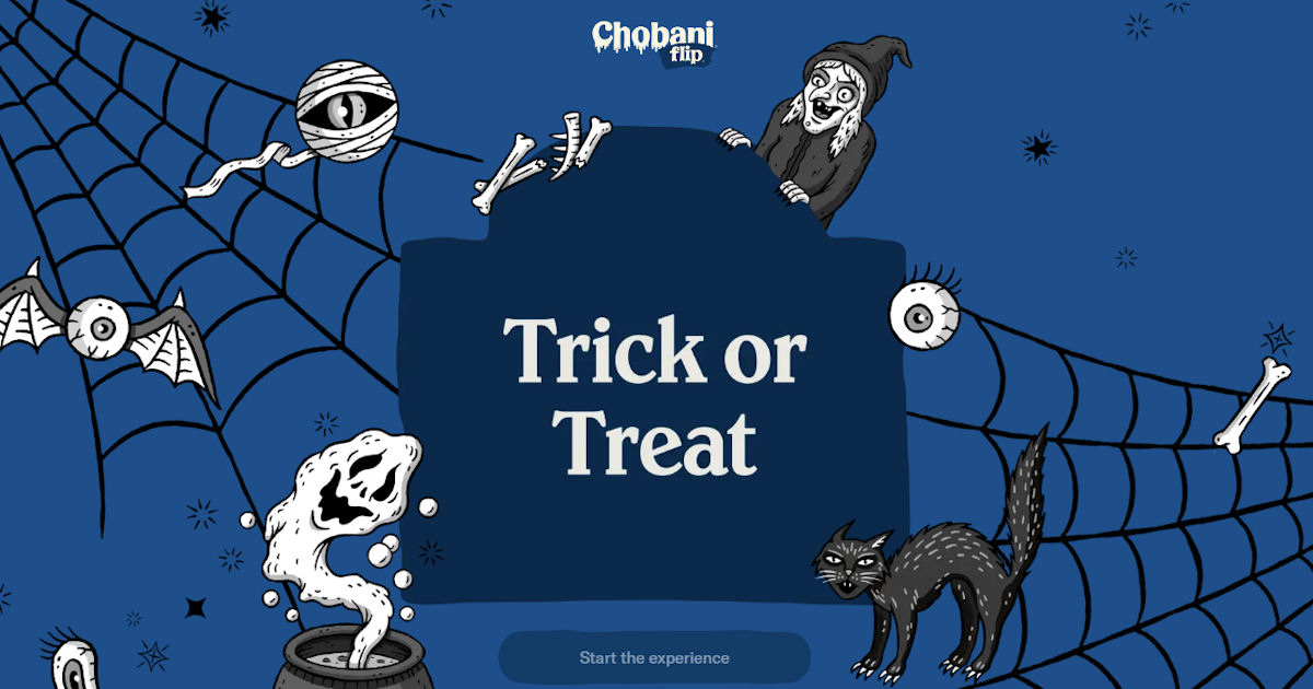 Chobani Trick or Treat Instant Win Game