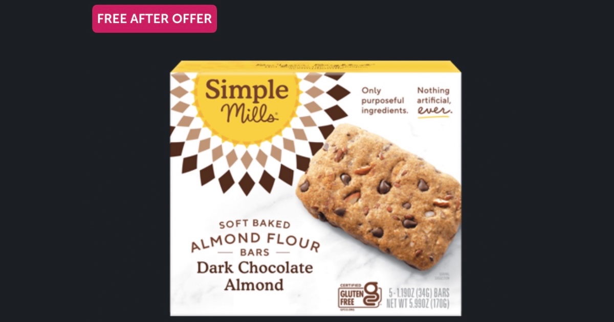 Free Simple Mills Soft Baked Bars Daily Deals & Coupons