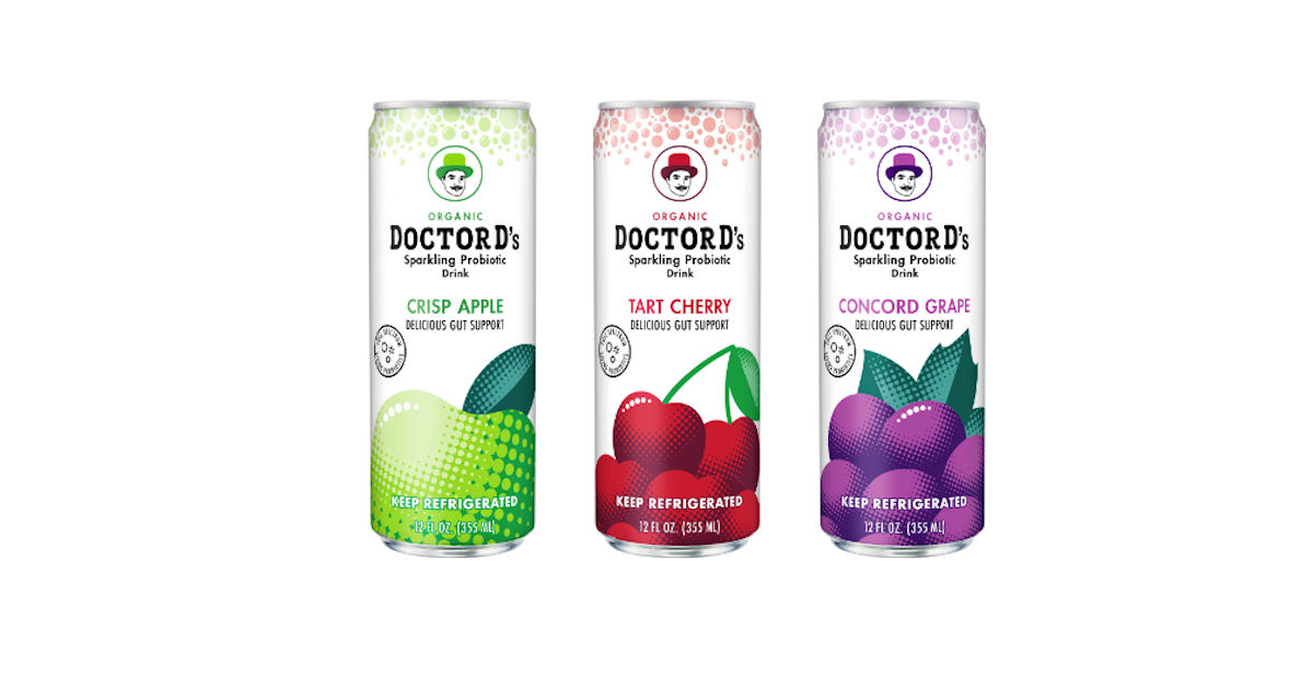 Doctor D's Sparkling Probiotic Drink