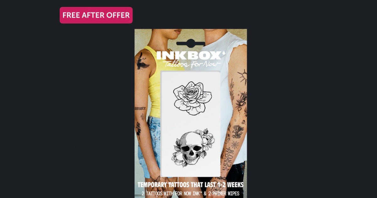 Free Inbox Temporary Tattoos Deals & Coupons