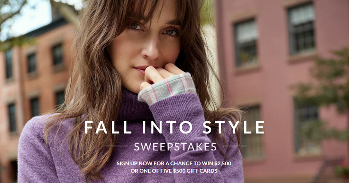 Land's End Fall Into Style Sweepstakes