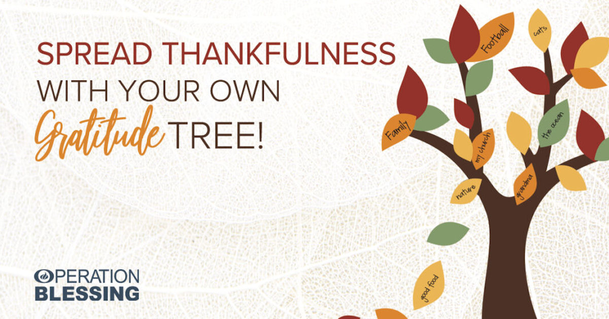 FREE Gratitude Tree Craft
