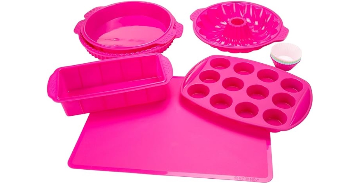 Silicone Bakeware Set 18pc ONLY 15.99 (Reg 49.99) Daily Deals & Coupons