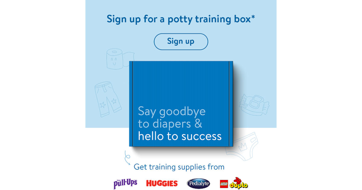 free potty training box