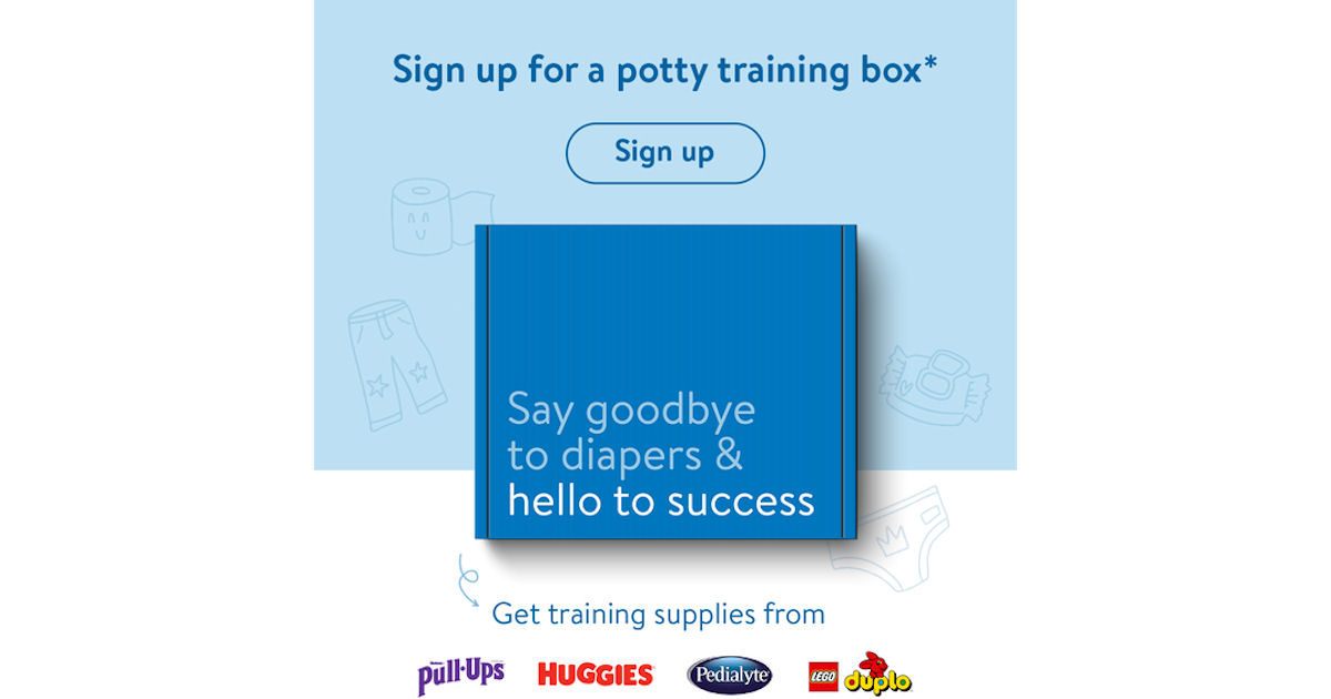 walmart potty training box