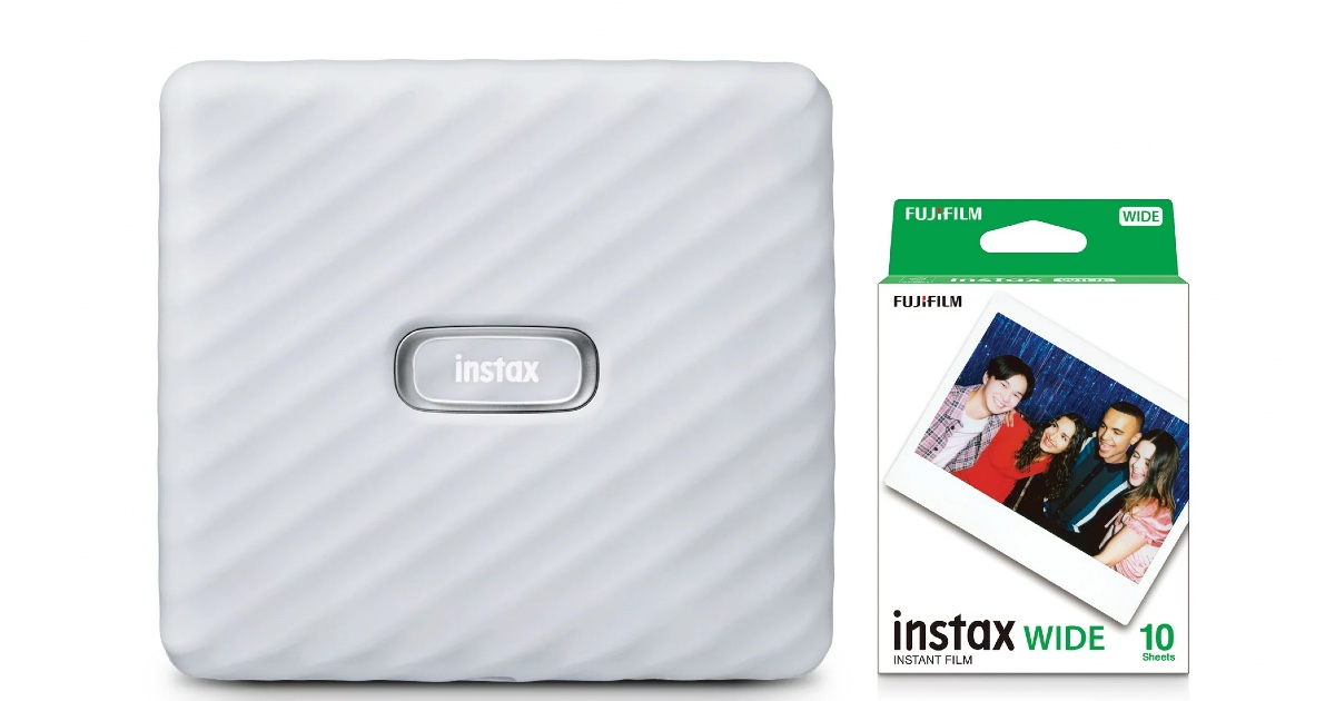 Fujifilm INSTAX Link Wide Smartphone Printer Bundle ONLY $99 (Reg $149 ...