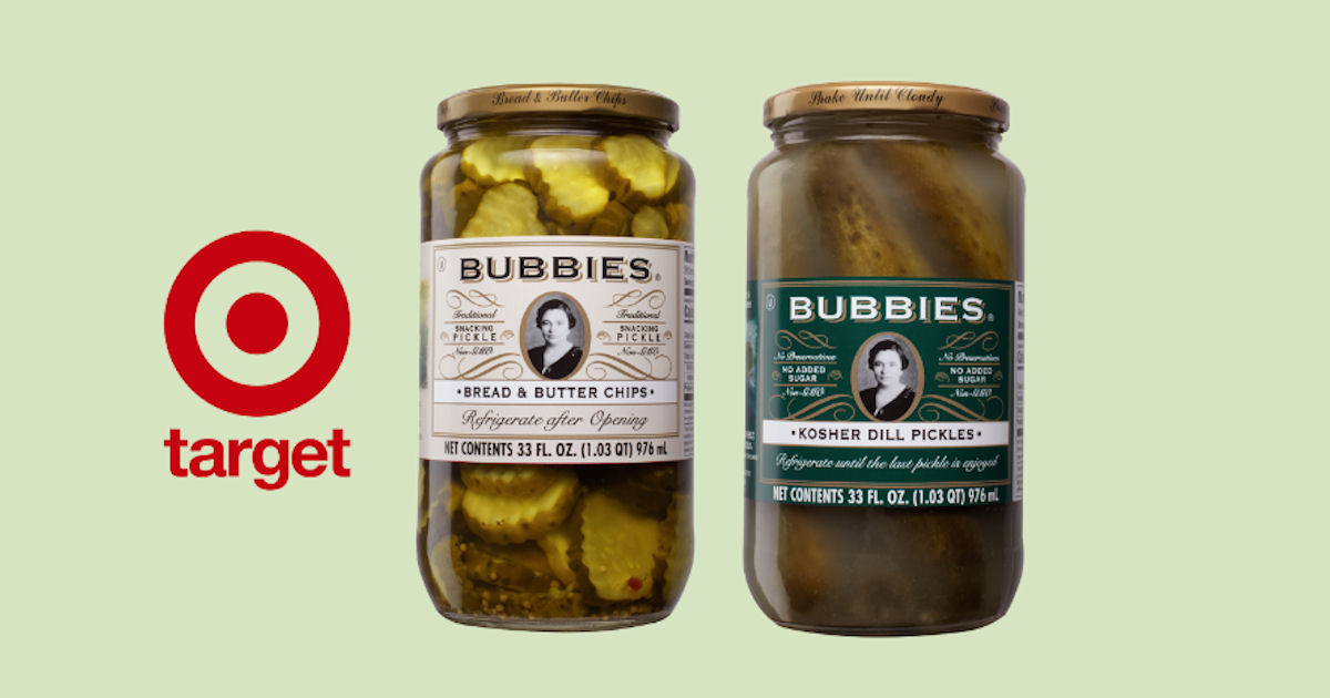 Free Jar of Bubbies Pickles at Target After Rebate Free Product Samples