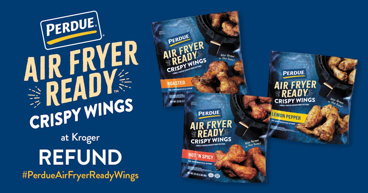 Free Perdue Air Fryer Ready Crispy Wings at Kroger reFUND Free Product Samples