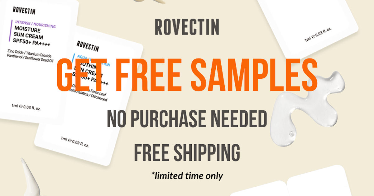 FREE Rovectin Skincare Sample.