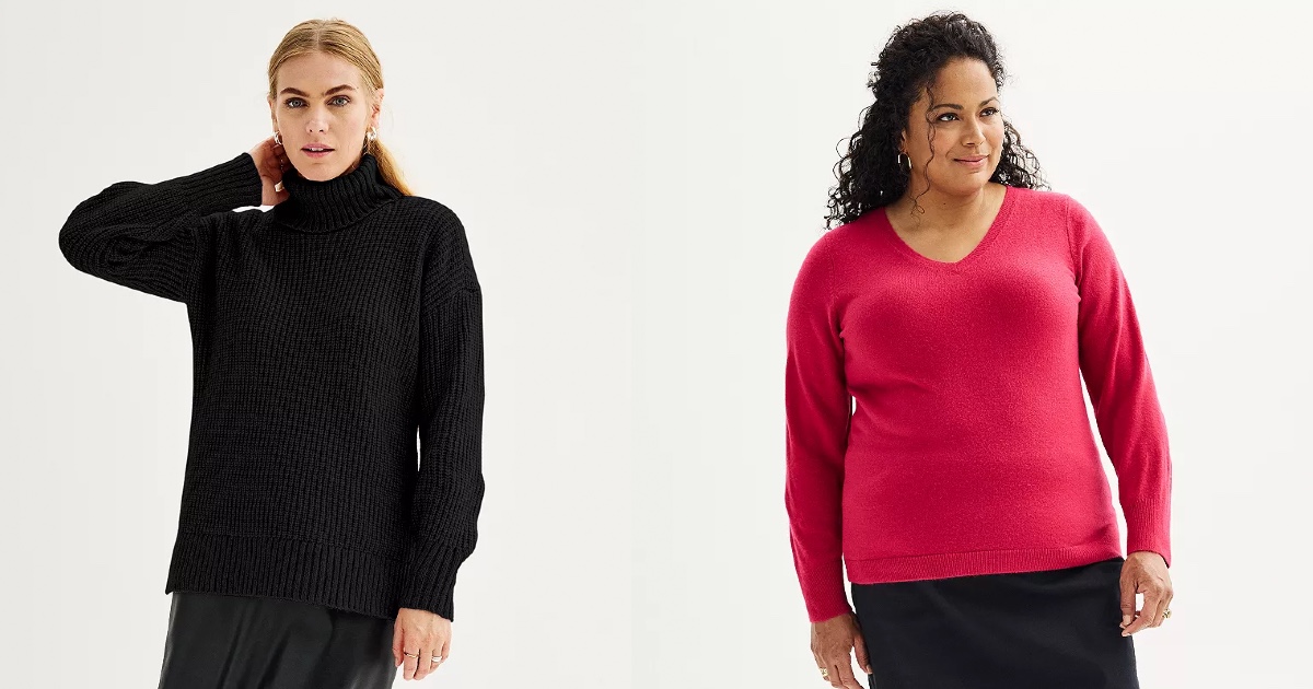 Kohl's Early Black Friday Women's Sweaters for ONLY 12.79 Daily