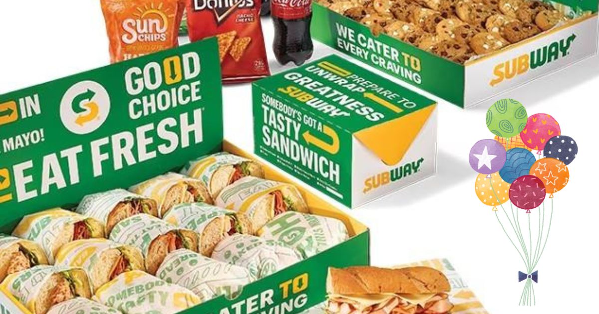 Save Money on Your Kid's Birthday Party with Subway Catering