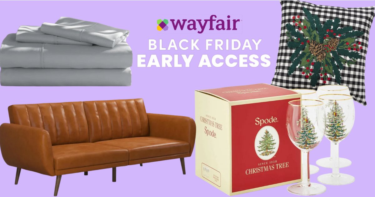 wayfair early black friday 70% off sale