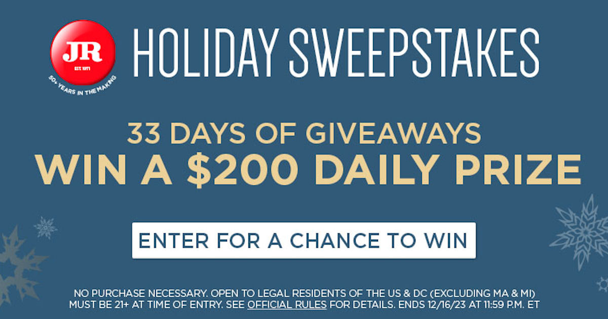 JR 2023 Holiday Sweepstakes