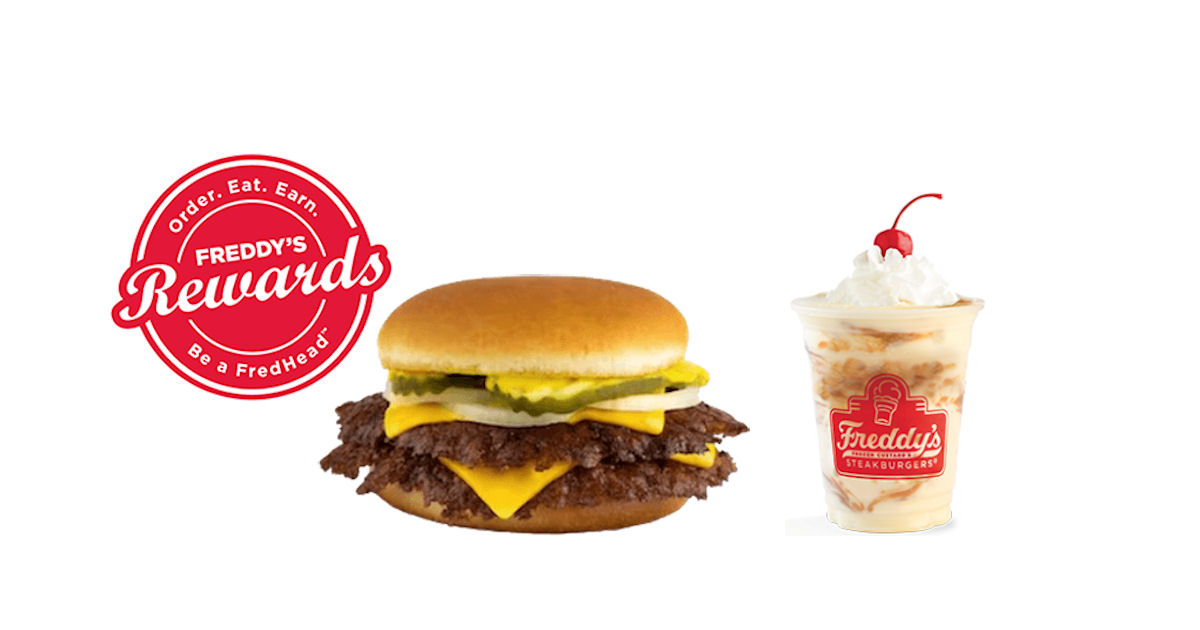 Freddy's Rewards Original Double and Concrete