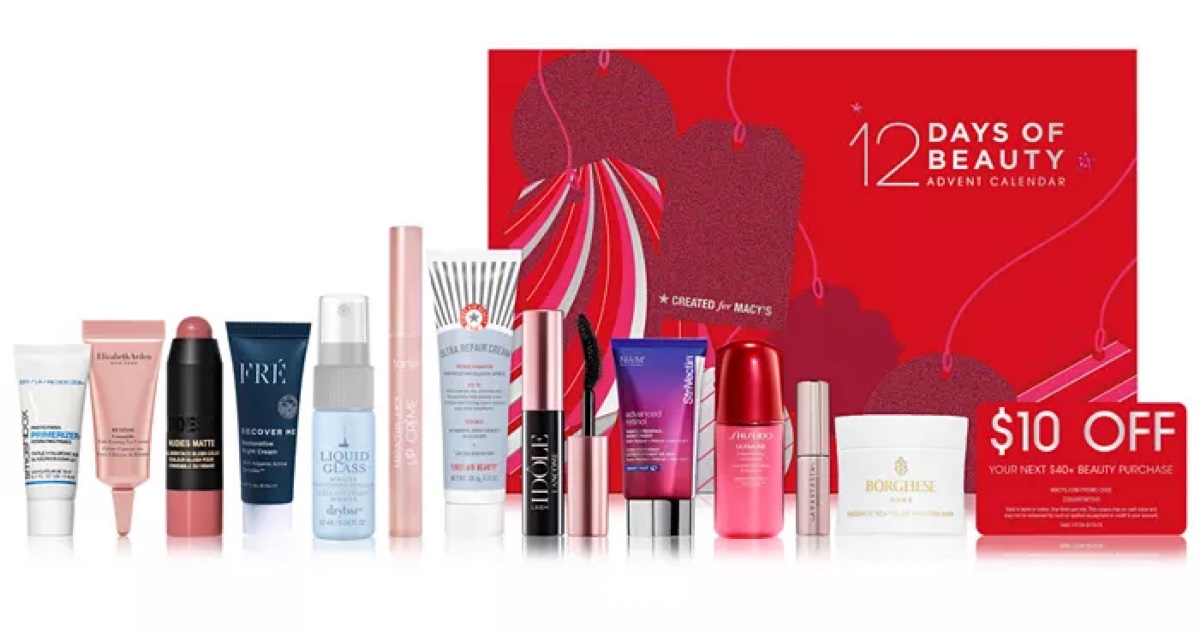 Macy's 12 Days Of Beauty Advent Calendar ONLY 24.75 (Reg 190) Deals