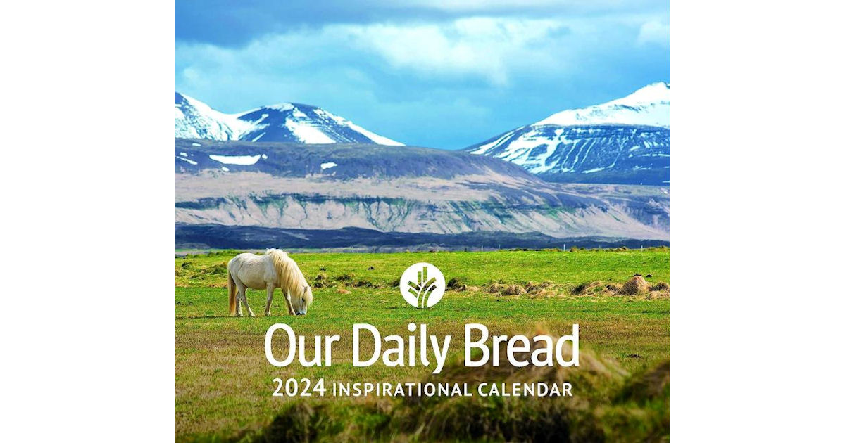 Free 2024 Our Daily Bread Inspirational Calendar - Free Product Samples