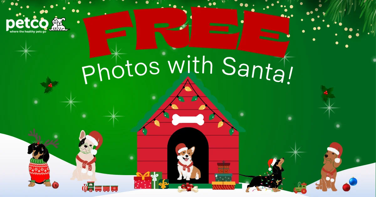Petco Pet Photo with Santa