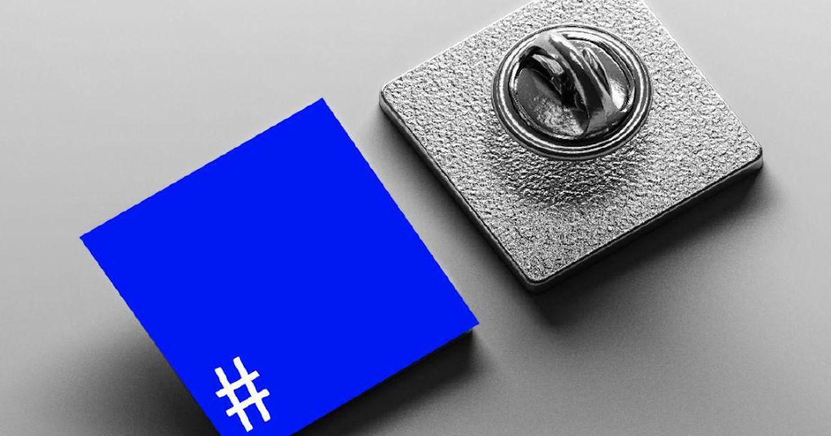 FREE Blue Square Pin