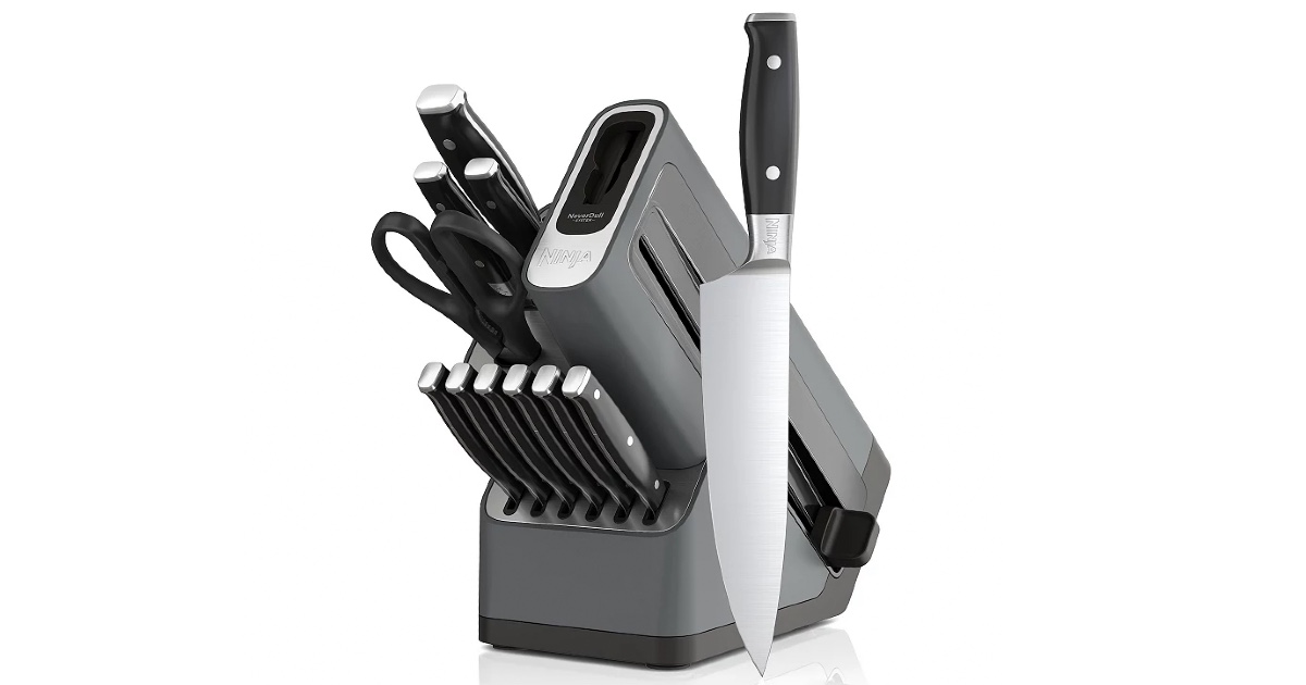 Kohl's Cyber Monday Ninja Foodi Knife Set ONLY 91.59 (Reg 299.99) Today Only Daily Deals