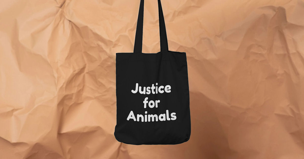 FREE Justice for Animals Tote.