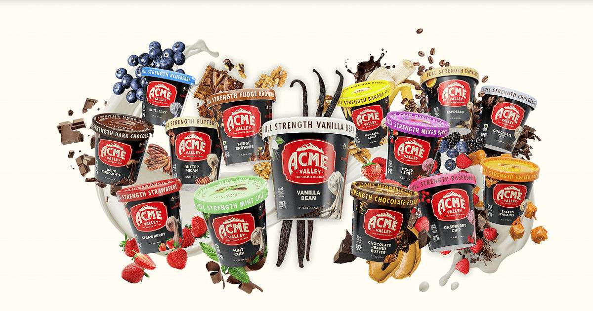 Free Pint of Acme Valley Ice Cream After Rebate - Free Product Samples