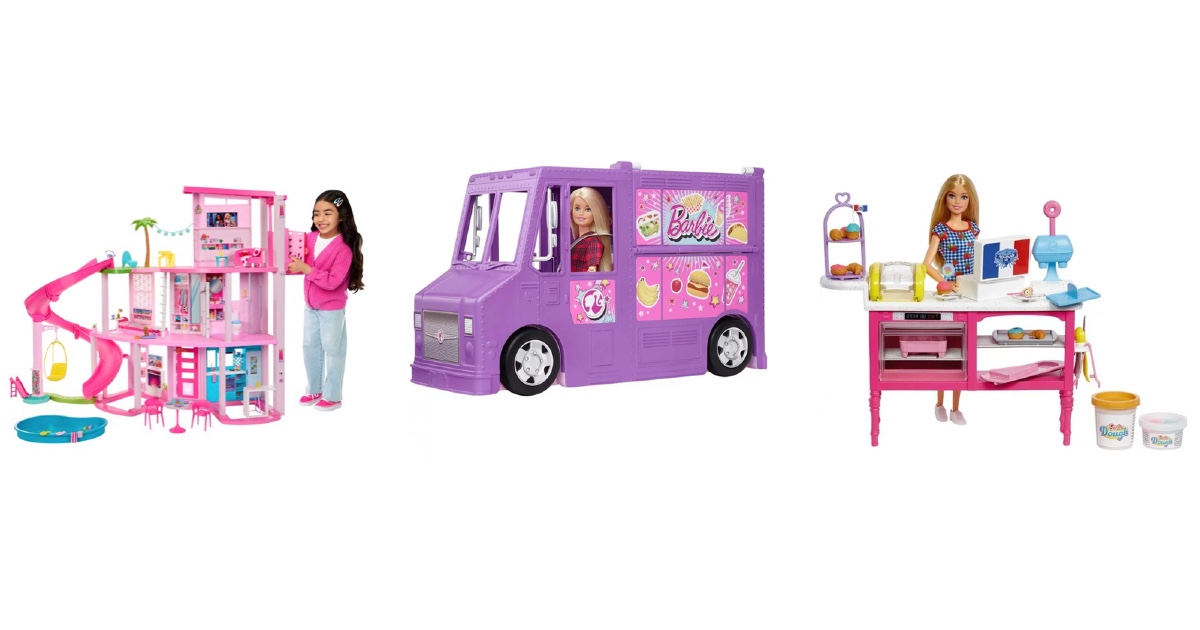 barbie playsets 