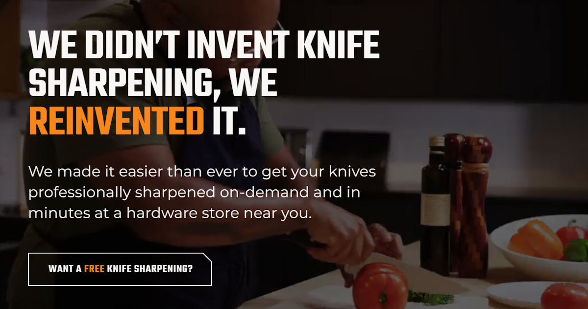FREE Resharp Knife Sharpening