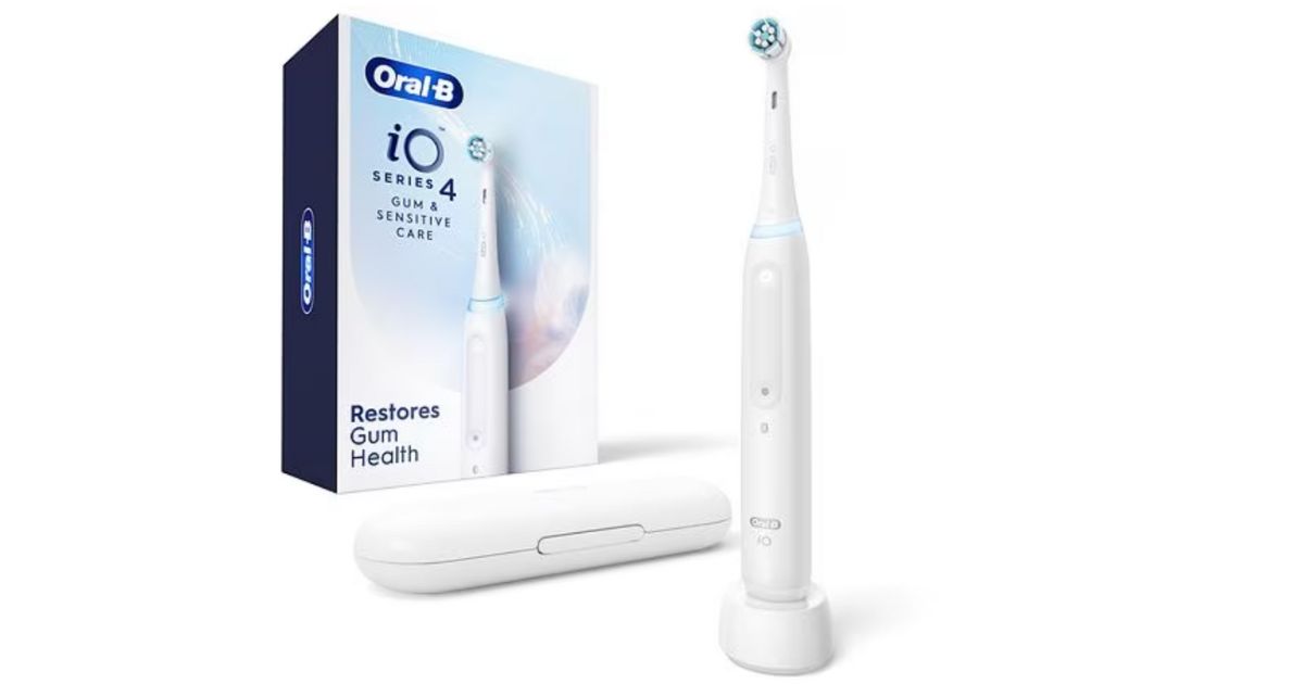 OralB iO Electric Toothbrush Just 19.49 (Reg.120) Great Gift Idea