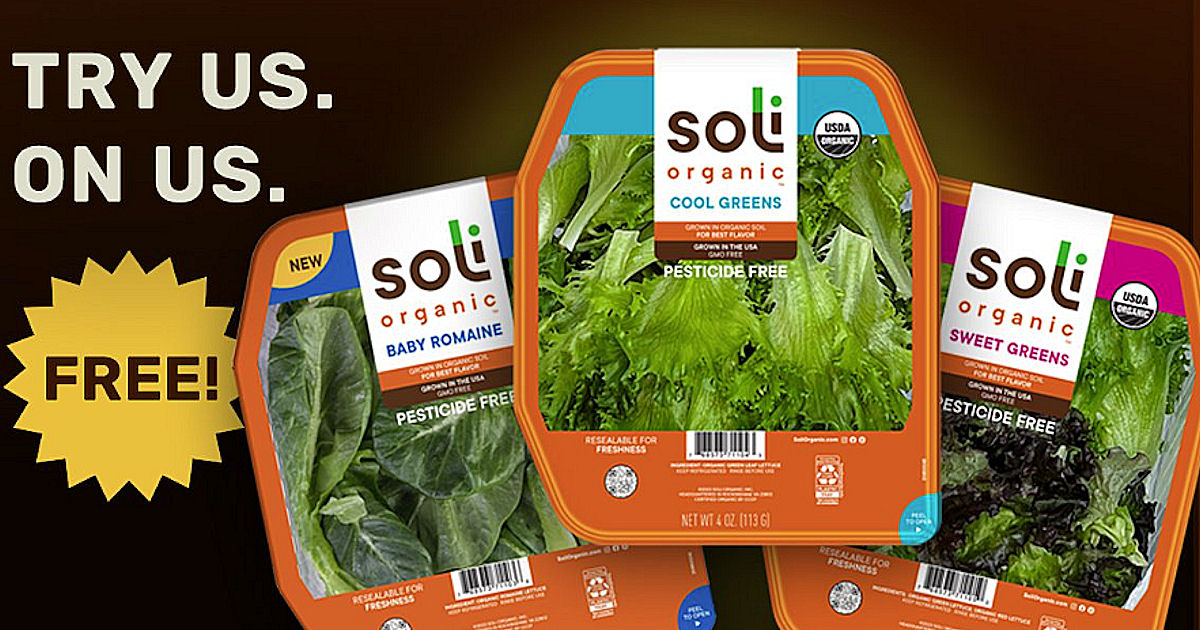 Soli Organic Salad Rebate