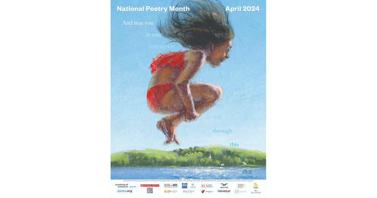 Poets National Poetry Month Poster 2024