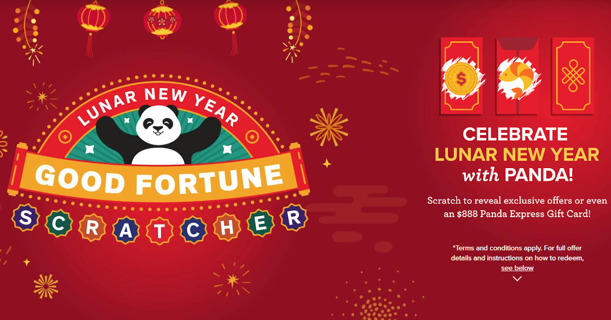 Panda Express Lunar New Year Good Fortune