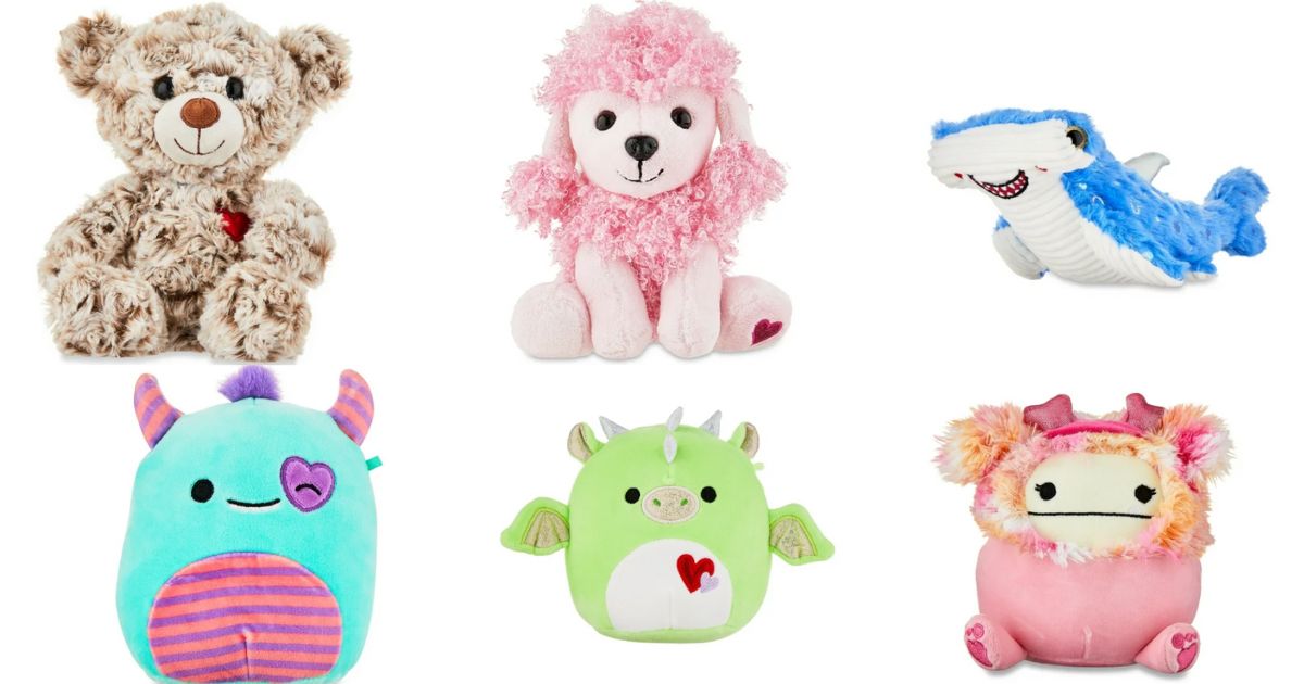 valentine's cheap plush at walmart