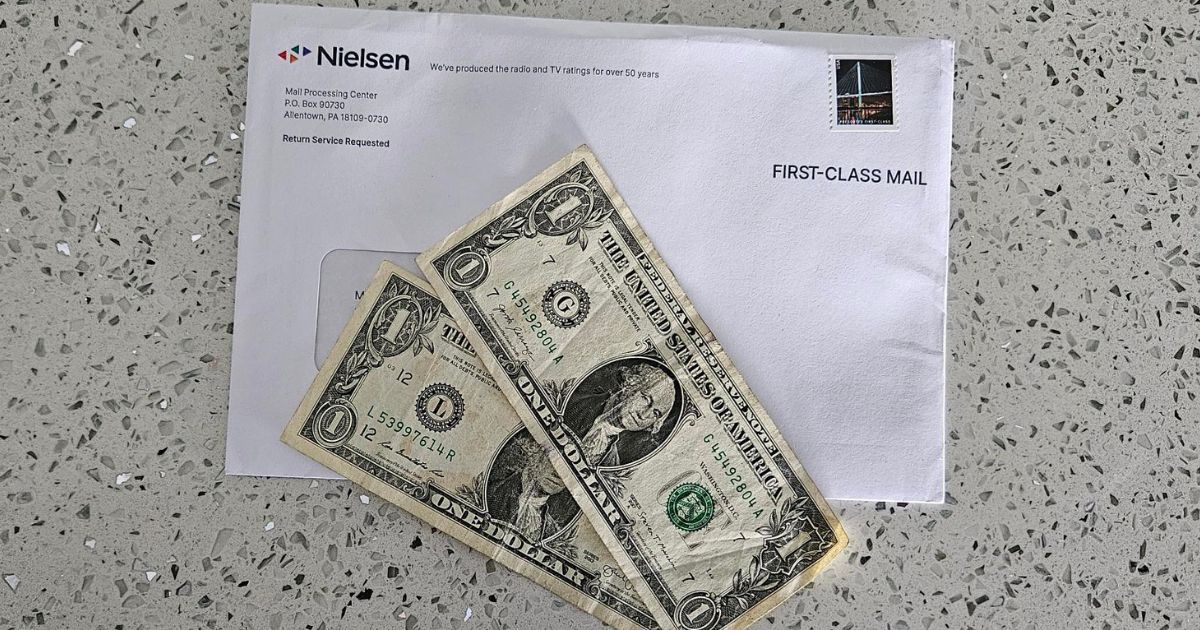 nielsen two dollar bill survey mail legit