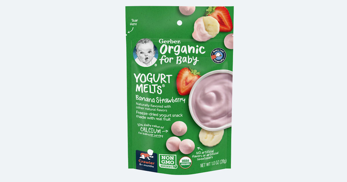 Social Gerber Organic Yogurt Melts