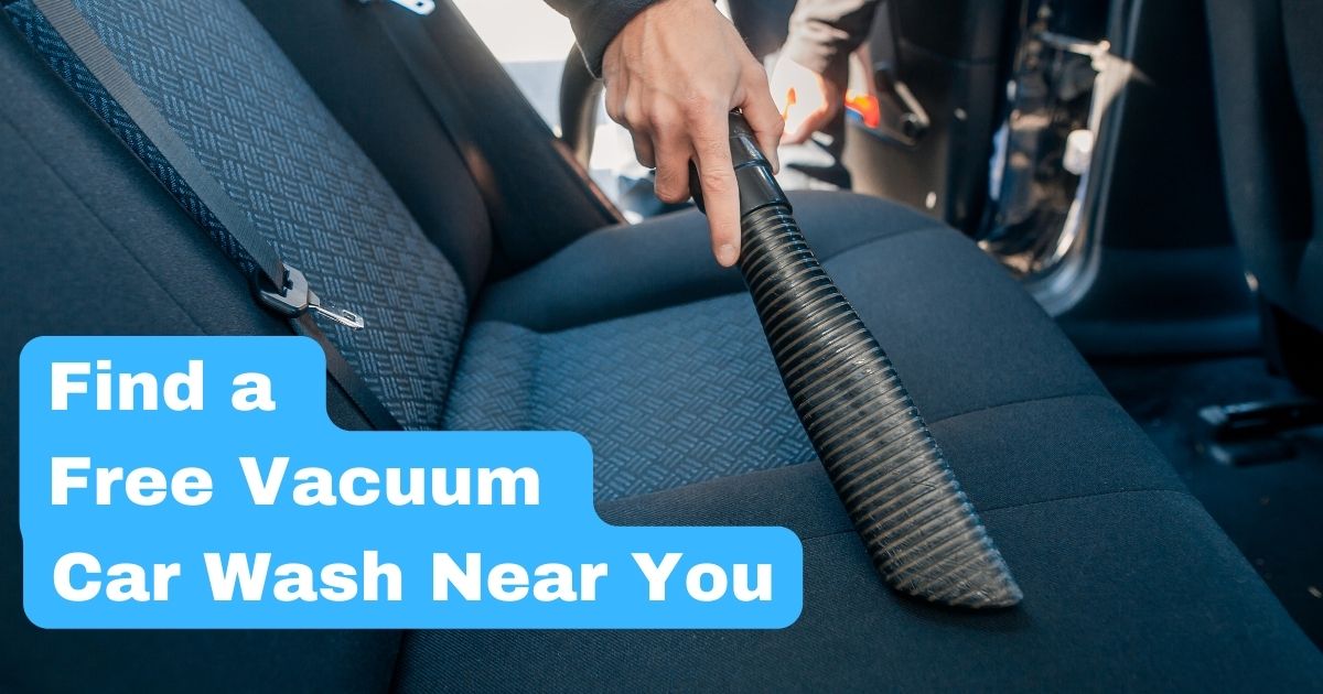 Find a Car Wash with FREE Vacuum Services Today