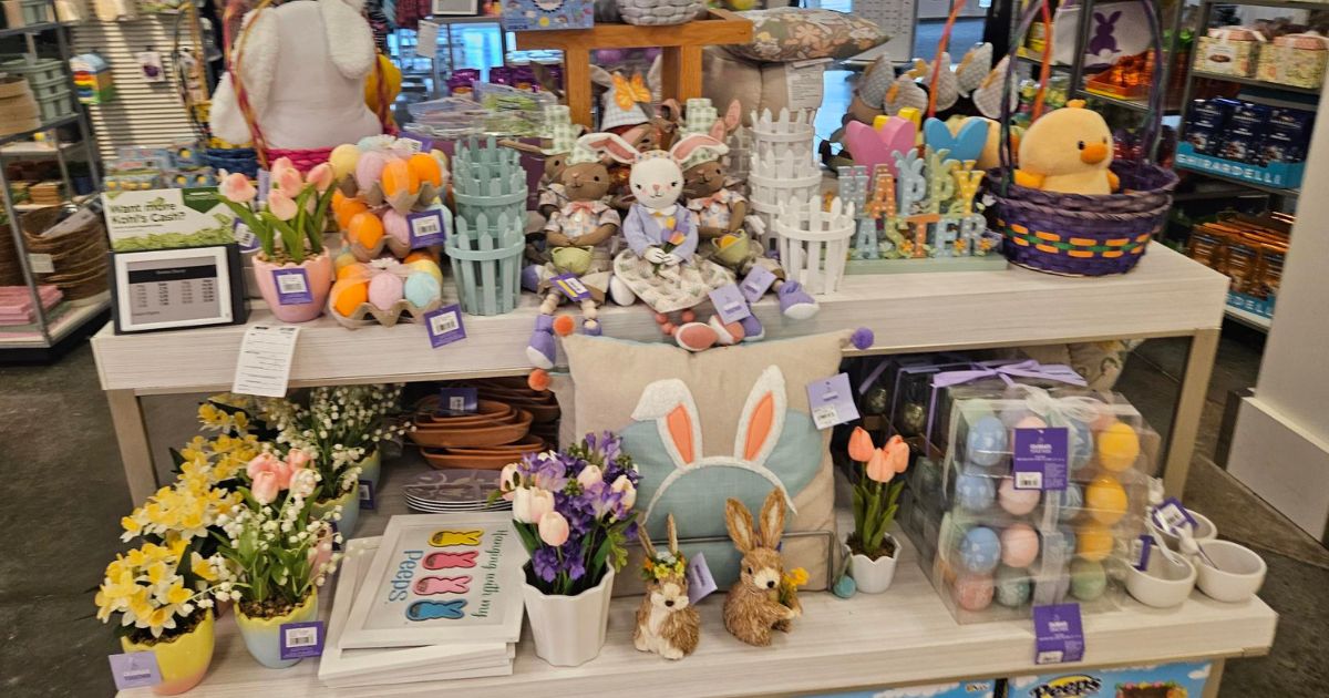 easter decor sale at kohls